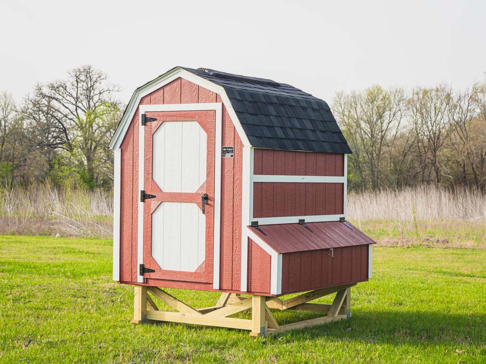 Chicken coop on the farm