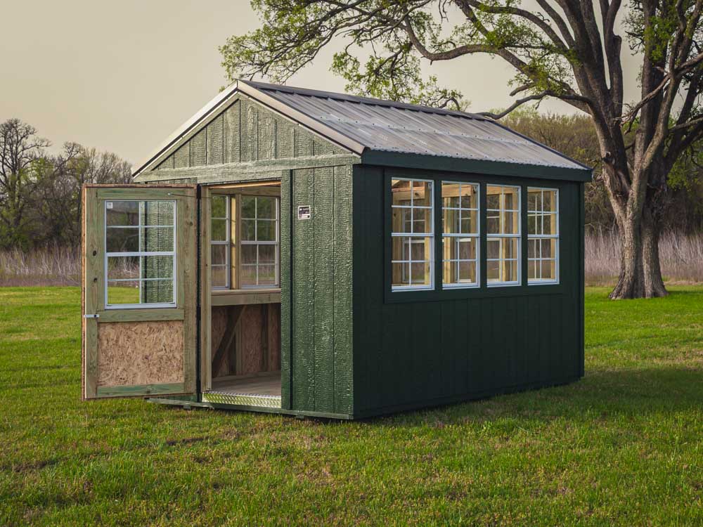 Greenhouse in the yard